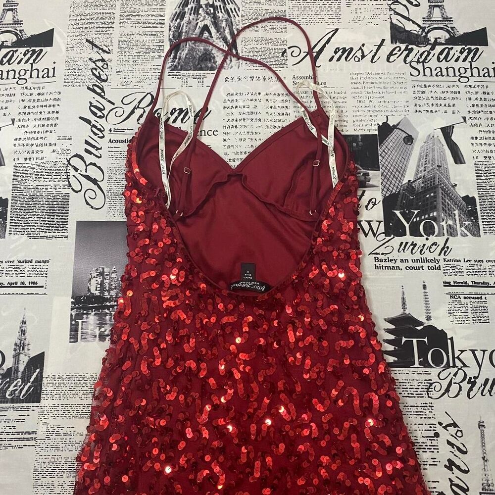 Betsey-johnson Women's Red Dress - Picture 5 of 8